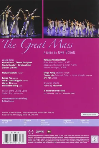 Vista 2 de Mozart - The Great Mass Kimura Bohm Kulchytska Chappuis You Gura Rohlig Balazs Kocsar Scholz Leipzig Ballet Opera