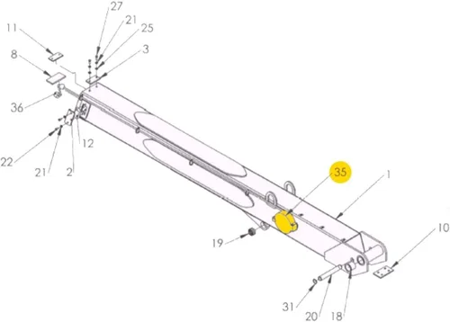 Vista 4 de Auto Crane Conjunto de carrete de cable con paquete de clima