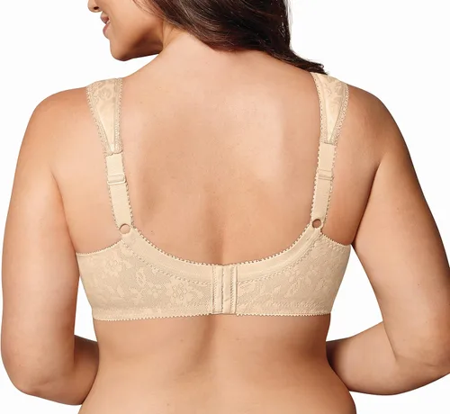 Vista 2 de Playtex Brasier inalámbrico con correa cómoda de 18 horas para mujer, brasier de cobertura completa con TruSupport de 4 vías
