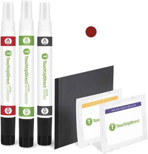 Vista 289 de TouchUpDirect QAK - Aerosol de pintura de retoque de color blanco sólido compatible con Nissan Exact Match - Kit esencial