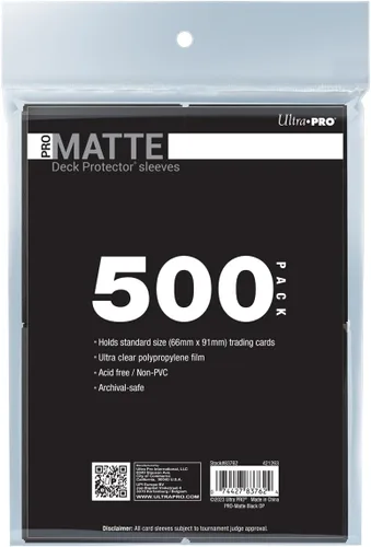 Vista 11 de Ultra PRO - 200 unidades Fundas protectoras para mazos de cartas negras PRO-Gloss tamaño estándar, Protege y almacena cartas coleccionables