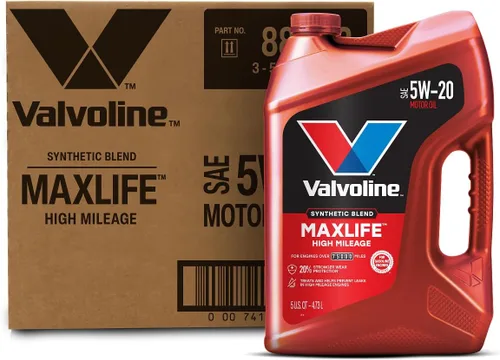 Vista 20 de Valvoline - Aceite de alto millaje 150 K con MaxLife Plus Technology, SAE 5W-20, 1 cuarto de galón