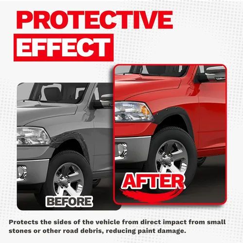 Vista 7 de ECOTRIC Guardabarros compatibles con Dodge Ram 1500/2011-2018 Ram 1500/2019-2023 Ram 1500 Classic Fleetside 2009-2010/2011-2018 Ram 1500 Classic