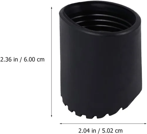 Vista 7 de DOITOOL 4 piezas antideslizantes para escaleras, accesorios de goma para escaleras, pies de escalera de repuesto, cojín de 1.890 in