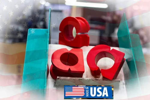 Vista 2 de PAR Kit de bujes CODE RED EXTREME para barra estabilizadora delantera FITS Escalade, Silverado, Avalanche, Suburban, Tahoe, Sierra, Yukon, 2007-2020