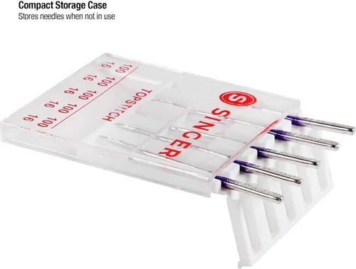 Vista 4 de SINGER Agujas universales para máquina de coser Topstitch