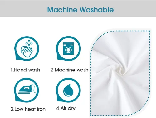 Vista 7 de STONECREST - Protector de almohada con refuerzo, 1 pieza, fundas de almohada con refuerzo de alta calidad (300 hilos de satén de refuerzo, estándar)