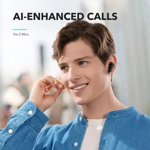 Vista 7 de Soundcore by Anker P20i True Auriculares inalámbricos, con graves grandes Negro