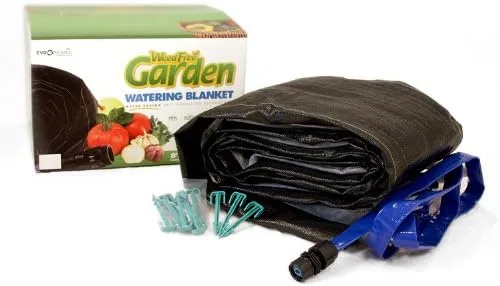 WFGB_BO Manta de riego de jardín sin malas hierbas de 8 pies x 10 pies con manguera de cabecera