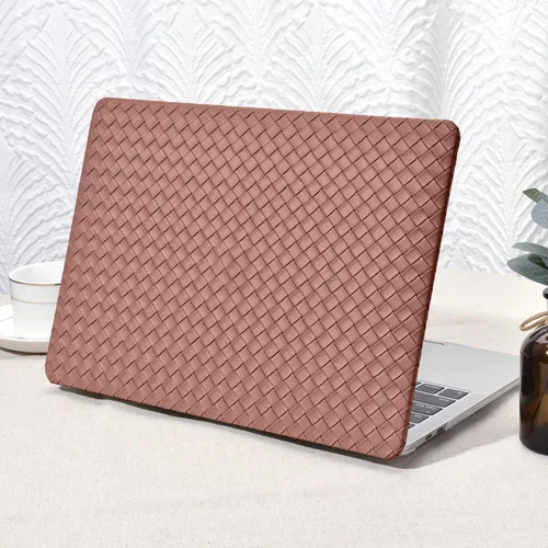 Vista 26 de Seorsok Compatible con MacBook Air de 13 pulgadas 2022 2021 2020 2019 2018 versión A1932 A2179 M1 A2337, elegante funda de cuero rígido de plástico