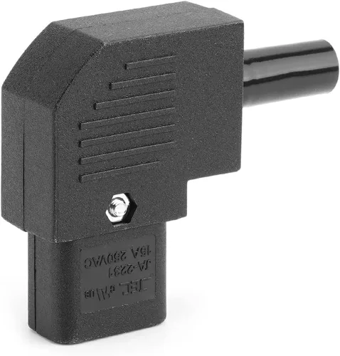 Vista 4 de Fielect C13 Adaptador de enchufe de alimentación Conector de alimentación CA Enchufe de alimentación AC110-250V 10A 3 pines Terminales Adaptador