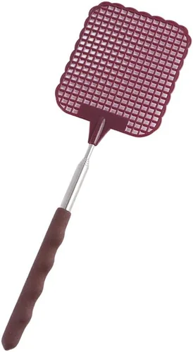 Vista 11 de Matamoscas extensible telescópico de plástico matamoscas matamoscas manual matamoscas de plástico resistente para interiores y exteriores (negro)