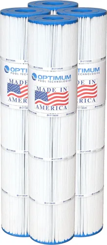 Optimum Pool Technologies® Paquete de 4 filtros de piscina, repuesto compatible para cartuchos de filtro Pentair® Clean & Clear Plus 520 178585,