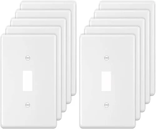 Vista 19 de Placa de pared Decora sin tornillos de 4 segmentos, placa frontal eléctrica para interruptor de luz, interruptor inteligente, receptáculo