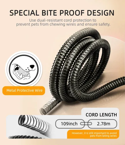 Vista 5 de Almohadilla térmica para mascotas activada por presión de 18 x 15, detección de gravedad, modo automático o manual, cama calentada para perros