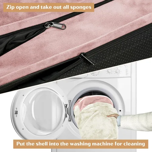Vista 692 de Comfort Expression Cama ortopédica para perros extra grandes de 45 x 35 pulgadas, cama para mascotas XL de espuma tipo caja de huevos impermeable