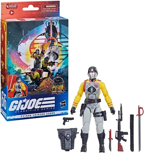 Vista 4 de Hasbro G.I. Joe Clasified Series Figura 5.9 in y accesorios - Python Crimsom Guard - F7732