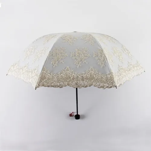 Vista 29 de Honeystore - Parasoles de encaje de flores para fiesta de boda, paraguas nupcial de encaje