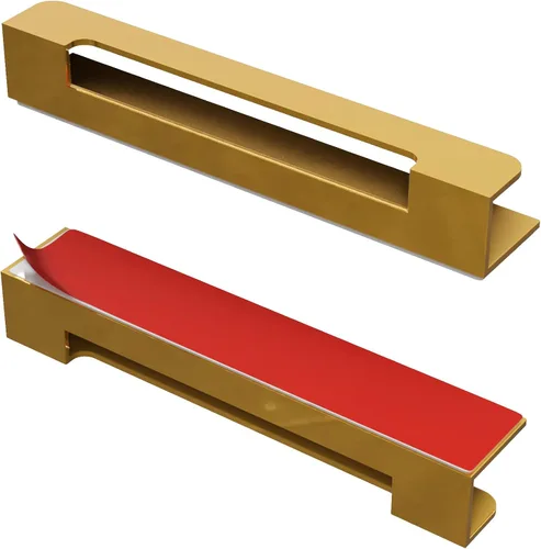 Vista 13 de HRX - Manija de puerta autoadhesiva para puerta, fácil de instalar, sin tornillos, despegar y pegar en vidrio, madera, metal, plástico, perilla