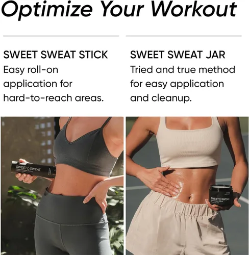 Vista 6 de Gel Sweet Sweat "potenciador del entrenamiento" Frasco de 6.5oz