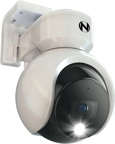 Night Owl® Añadir en cámaras de disuasión 4K con cable con audio de 2 vías, color blanco