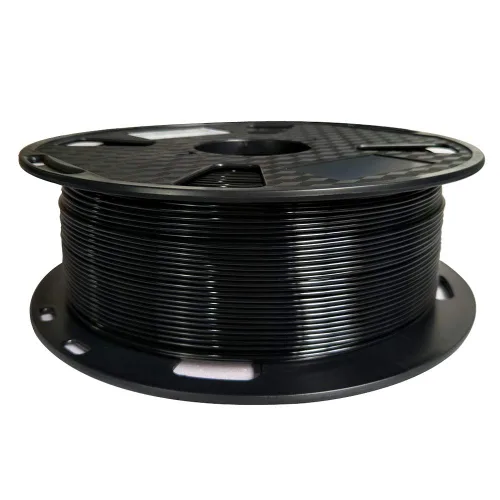 Filamento PETG Pro negro de 0.069 pulgadas, filamento de impresión 3D de 2.2 lbs, carrete de 2.2 libras, material de impresora 3D, se adapta a la