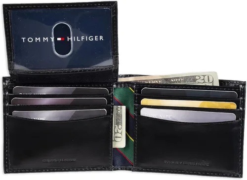 Vista 4 de Tommy Hilfiger Cartera Passcase para hombre con ventana de identificación removible