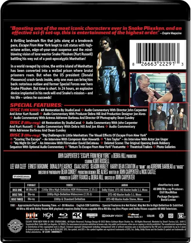 Vista 3 de Escape From New York Collectors Edition 4K UHD