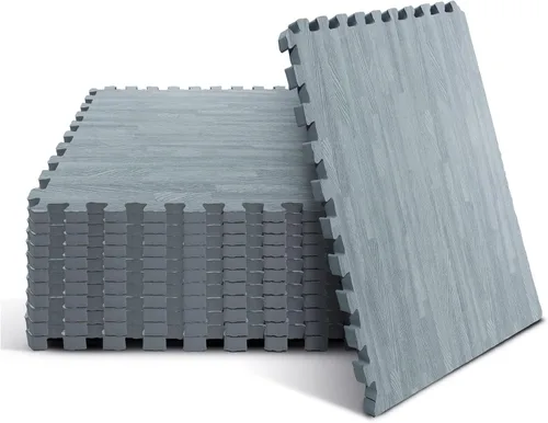 Vista 9 de Yes4All Alfombrillas Entrelazadas de EVA, Baldosas de Suelo tipo Rompecabezas, Acolchado de Suelo de Espuma con Borde para Muebles, Espacio