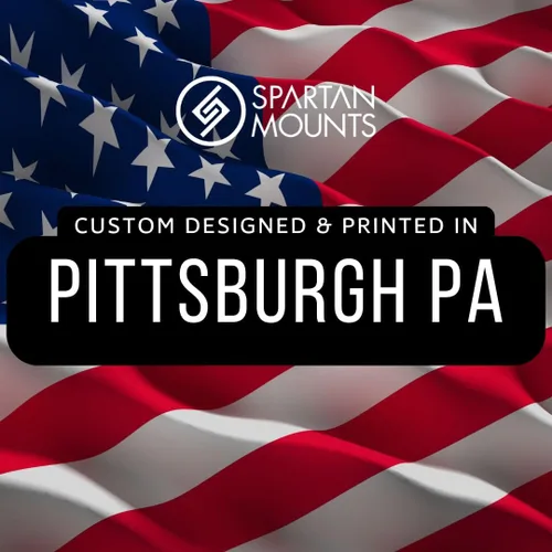 Vista 5 de Spartan Mounts Compatible with Glock Magazines Firearm Accessories, Wall Mount Mag Display for Gun Room, Ammo Storage, Gun Safe Armory Tactical.