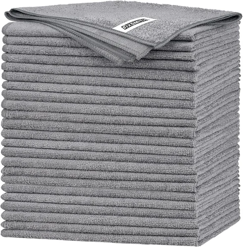 Vista 29 de FIXSMITH Paquete de 400 toallas multifuncionales, paños de limpieza de microfibra de 12 x 16 pulgadas, trapos de limpieza altamente absorbentes