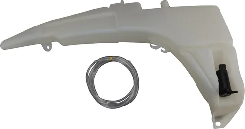 Vista 54 de TRQ Conjunto de depósito del limpiaparabrisas con bomba de lavado compatible con modelos Toyota Camry construidos en Japón 2007-2011, primer dígito