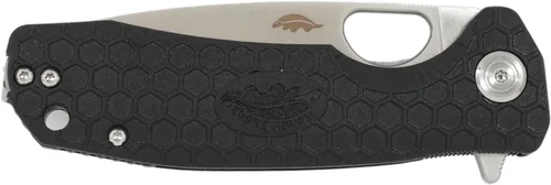 Vista 4 de Honey Badger Cuchillo de bolsillo mediano EDC Drop Point Cuchillo utilitario plegable hoja de acero de 3.2 pulgadas, clip de bolsillo reversible