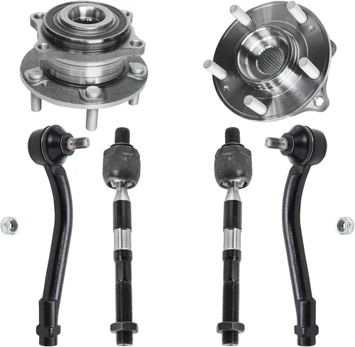 Vista 22 de Detroit Axle - Kit de cubos de rodamiento de rueda delantera de 6 piezas para Dodge Dart 2013-2016, Chrysler 200 2015-2017, 2 cojinetes de rueda