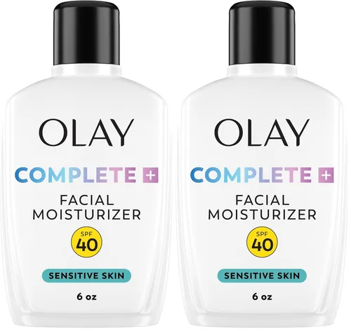 Vista 16 de Olay Complete+ Hidratante Facial con Protector Solar SPF 40, Para Piel Sensible, Protección Solar de Amplio Espectro, Sin Fragancia - Sin Residuo