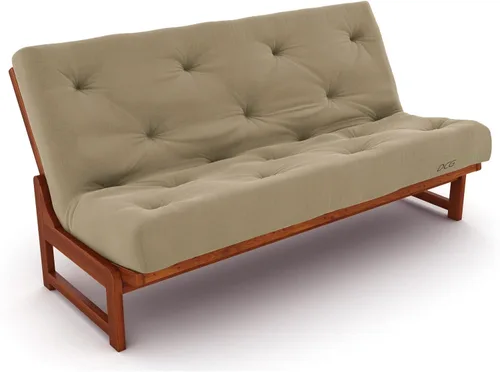 Vista 110 de Nirvana Futons Colchón de futón completo de 6 pulgadas, sarga azul marino, fabricado en Estados Unidos