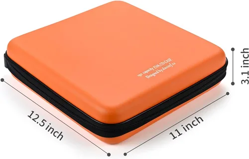 Vista 68 de Funda para DVD, estuche de CD EVA, organizador de almacenamiento, portátil, protector de DVD, soporte para billetera para coche