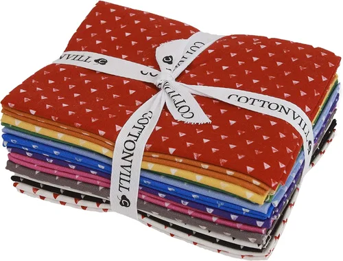 Vista 6 de COTTONVILL EMANON - Tela de algodón con estampado de triángulos de 20 unidades (cuarto, punto A rayas)