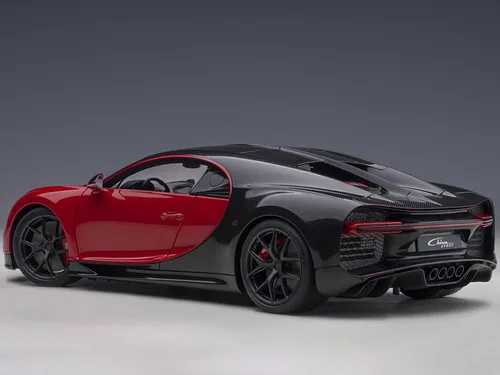 Vista 7 de Auto Art Models 2019 Bugatti Chiron Sport Italian Red and Carbon Black 1/18 Model Car by AUTOart 70996