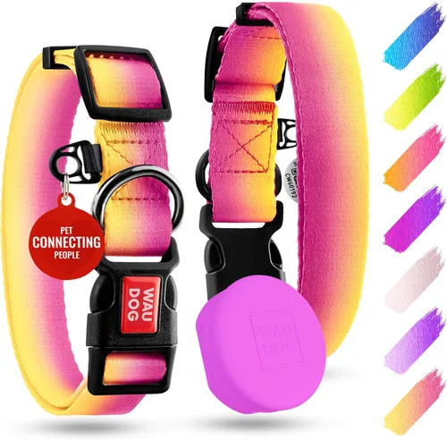 Vista 20 de Collar de nylon para perros con soporte de aire - Ajustable para perros grandes, pequeños y medianos - Collares para cachorros de razas grandes