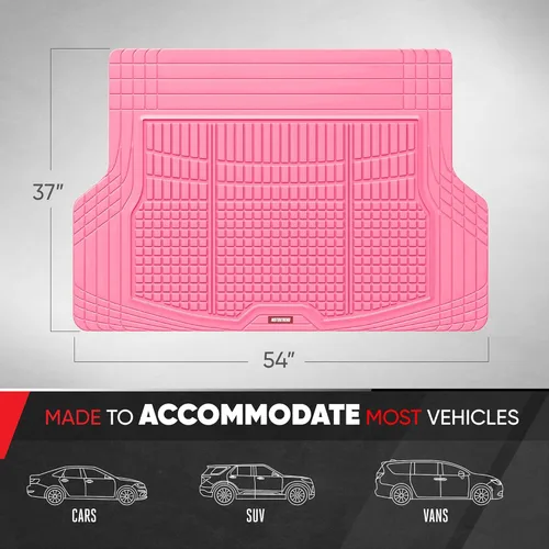 Vista 38 de Motor Trend FlexTough - Tapete de carga trasero, recortable, de alta resistencia para maletero, forro universal de carga trasera, flexible, tapetes