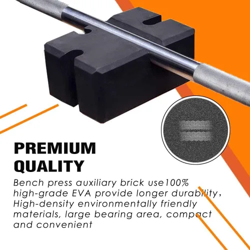 Vista 3 de Tableros de bloques de prensa de banca, tabla de banco ajustable de 2 a 5, accesorios de entrenamiento de gimnasio en casa para aumentar tu prensa