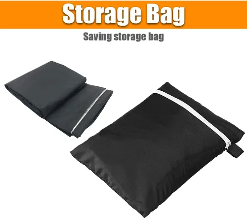 Vista 7 de Fundas para muebles de patio al aire libre, resistentes, impermeables, en forma de L, para sofá esquinero, a prueba de polvo, resistente al viento