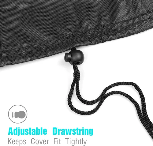 Vista 5 de Cubierta de Mesa al Aire Libre Cuadrada de 18 Pulgadas, Cubierta de Mesa de Patio para Mesa Refrigeradora de Hielo Cubo de Cerveza Keter, Cubierta