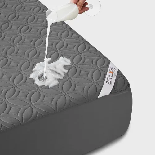 Vista 14 de BEDLORE Protector de colchón impermeable, protector de colchón de tamaño individual con bolsillo profundo de 6 a 15 pulgadas de profundidad, suave