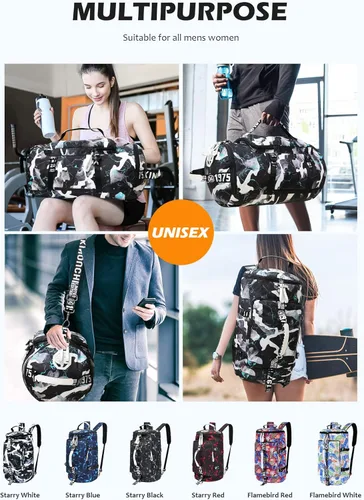 Vista 7 de Bolsas deportivas unisex para adultos