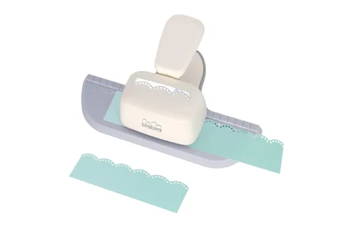 Vista 3 de Bira Craft Perforadora de papel de borde continuo para álbumes de recortes, tarjetas, artes (ángeles)