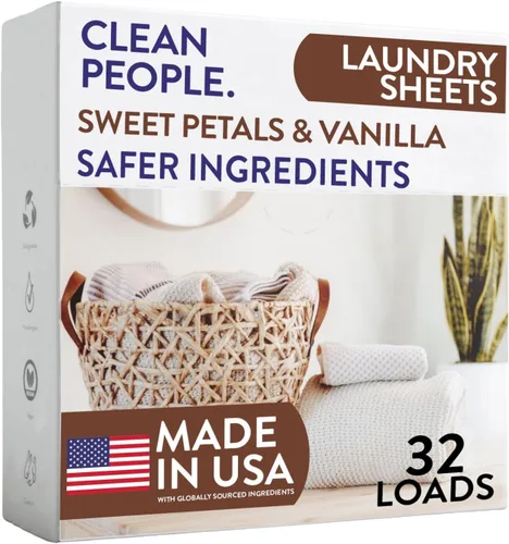 Vista 7 de The Clean People Hojas de detergente para ropa – Jabón de lavandería – Ultra concentrado, embalaje reciclable, combate las manchas – Mañana