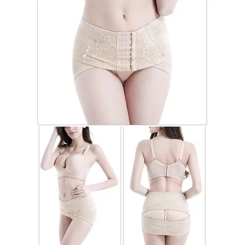 Vista 8 de Cinturón de corrección de pelvis de cadera para mujer, cinturón de ciática de espalda baja, cinturón de encaje para recuperación pélvica, moldeador