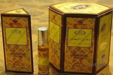 Dehn Al-Oud - Aceite de perfume roll-on de 0.2 onzas líquidas por AlRehab (caja de 6)